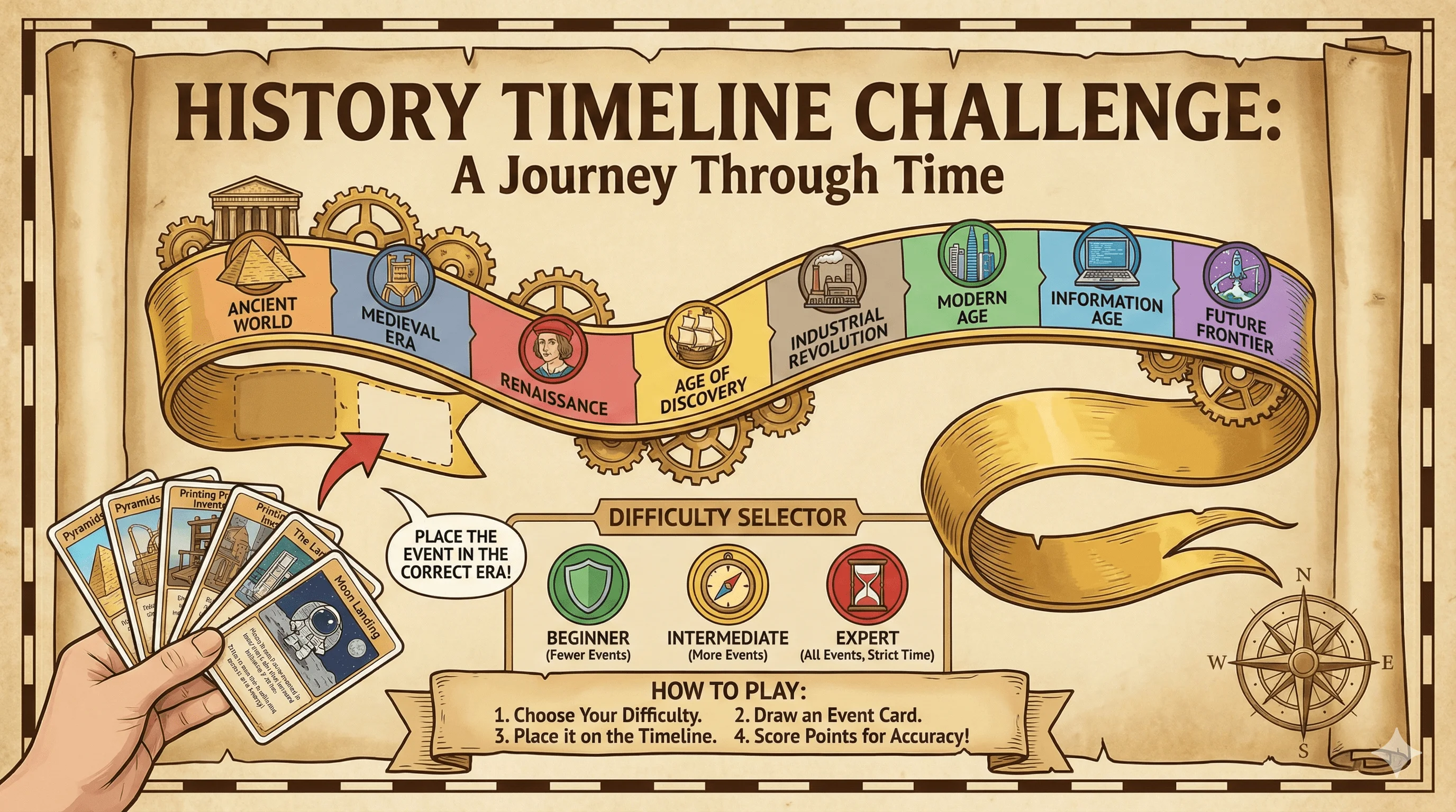 History Timeline game